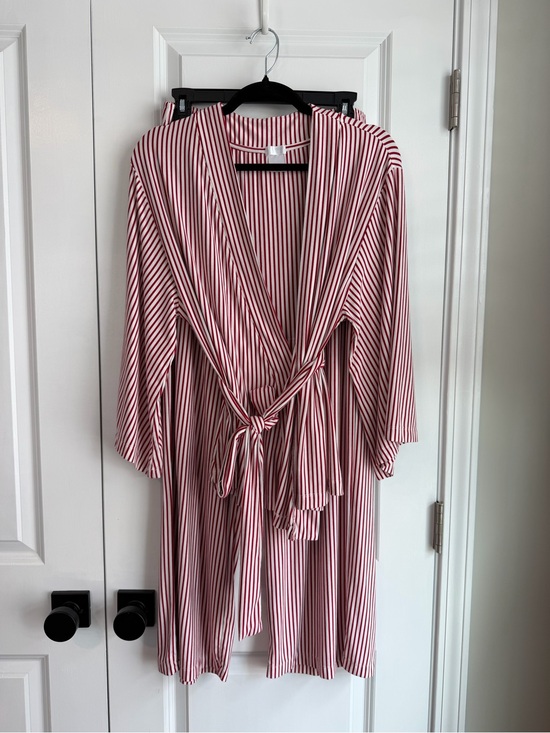 Lake Other - LAKE DreamModal Kimono Pajama Set Red White Stripes Size Medium